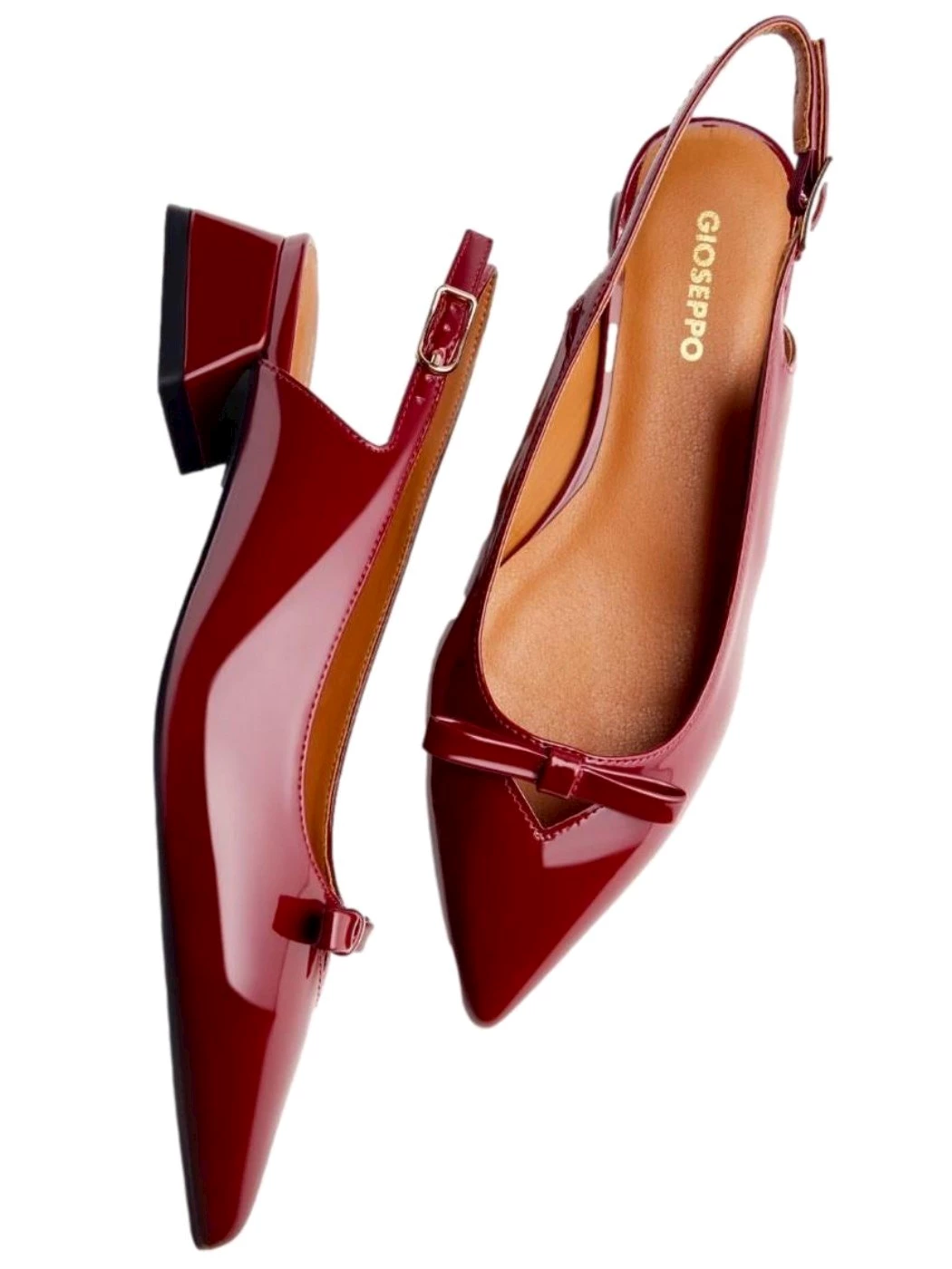 GIOSEPPO Scarpe tacco aperte ponemah 76192 Burgundy