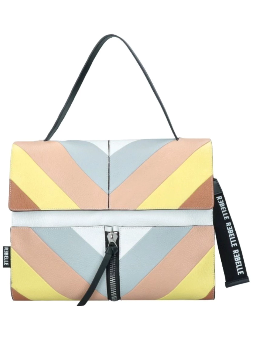 Rebelle Borsa a spalla in pelle modello clio rave Acid