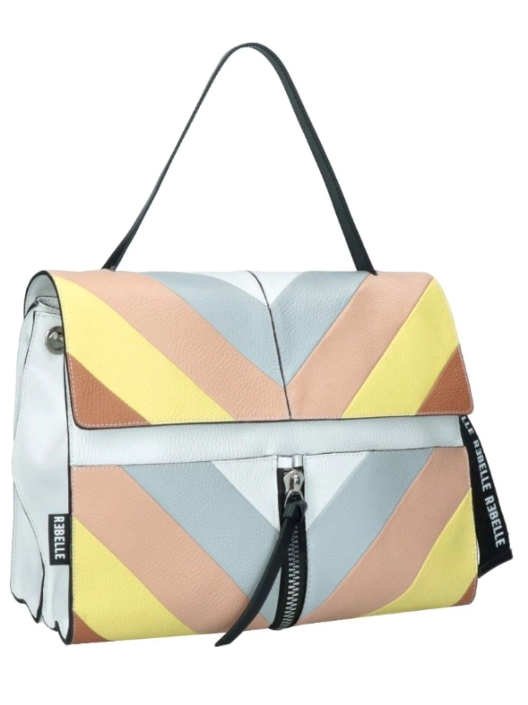 Rebelle Borsa a spalla in pelle modello clio rave Acid