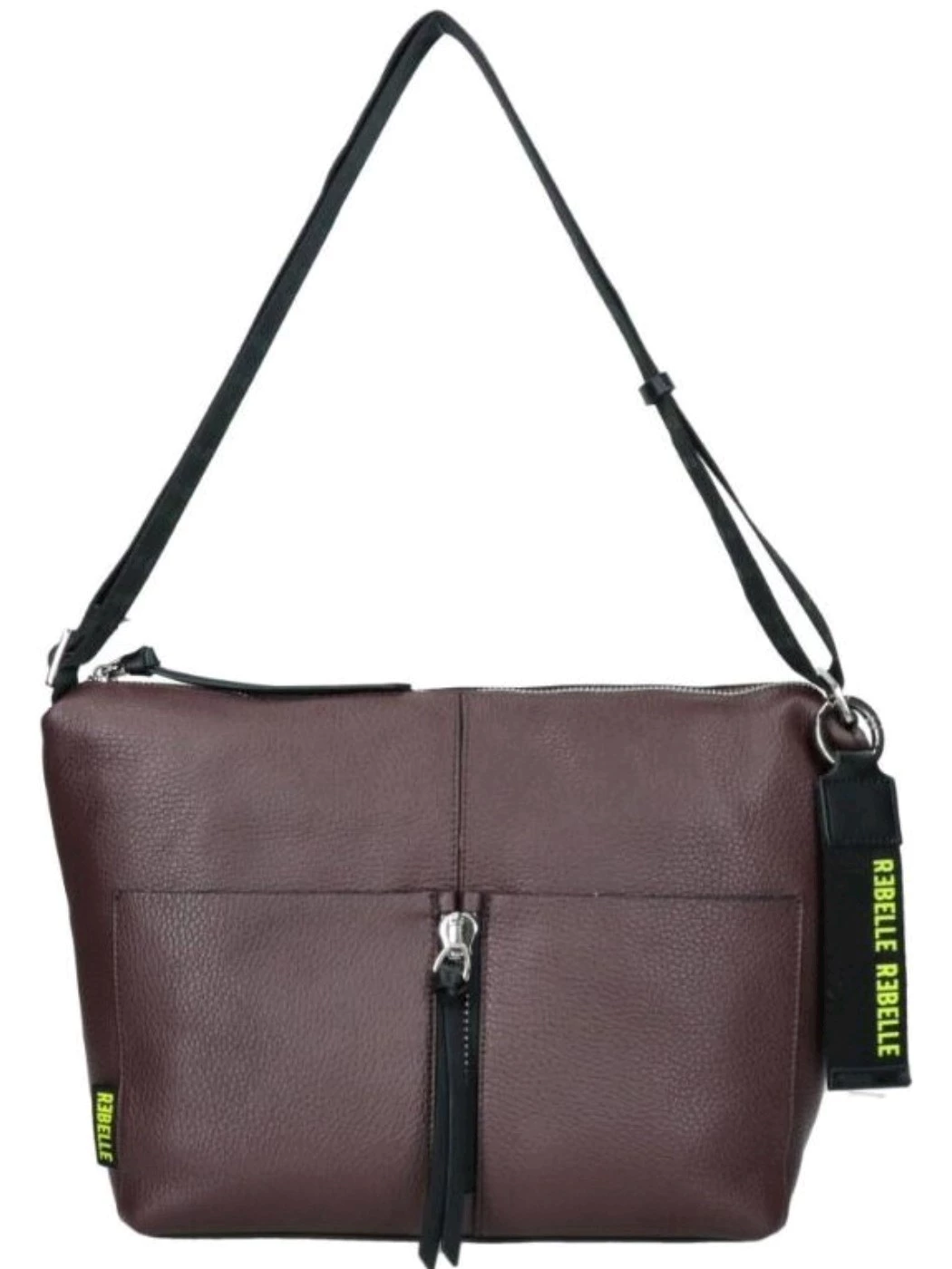 Rebelle Lycaena Big dollaro moka tracolla in pelle da donna