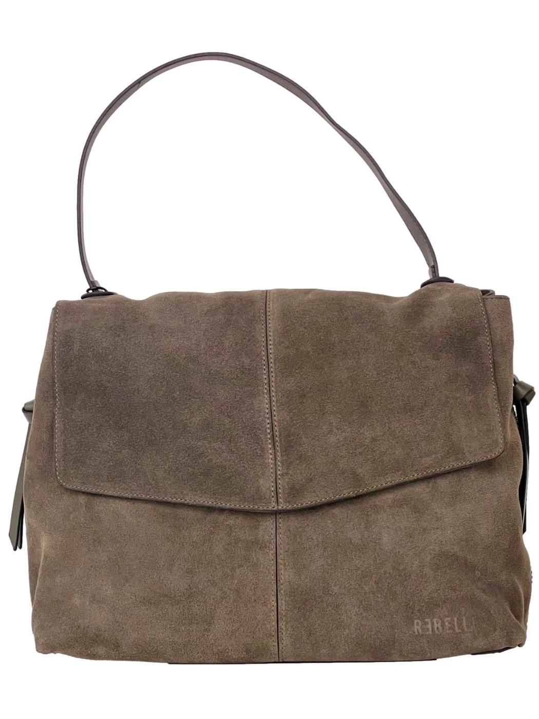 Rebelle Lampetra camoscio borsa donna olive