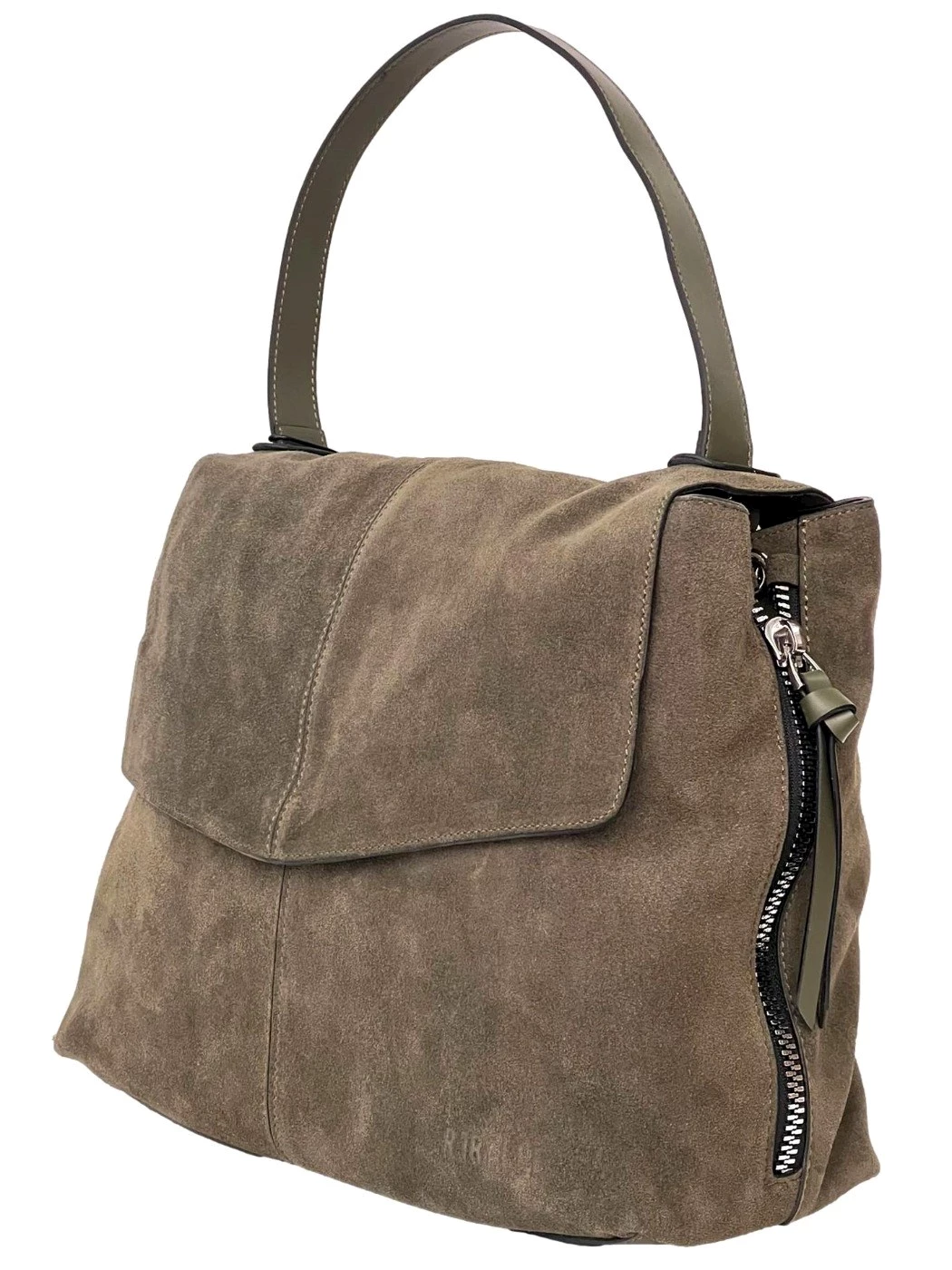 Rebelle Lampetra camoscio borsa donna olive