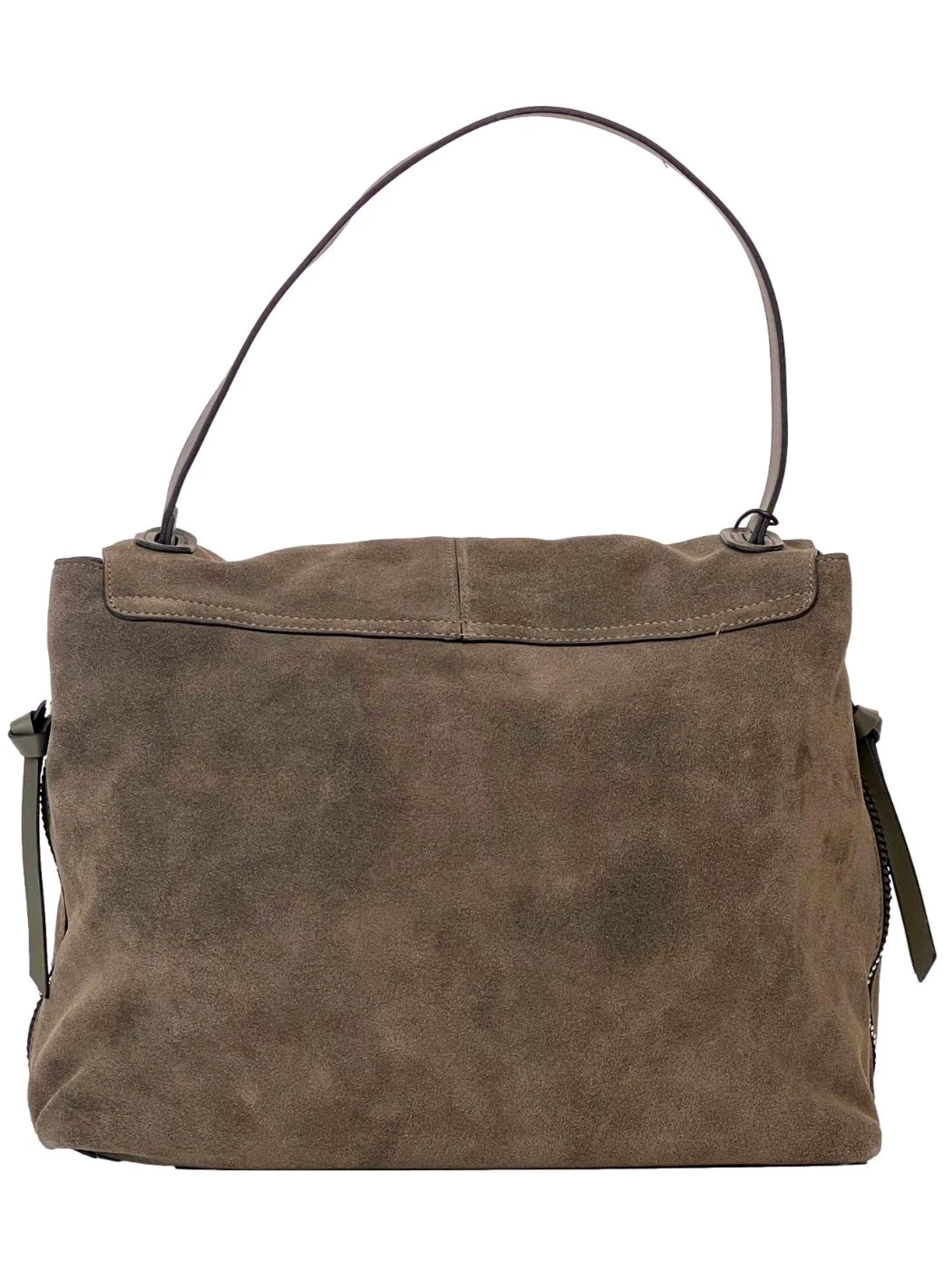Rebelle Lampetra camoscio borsa donna olive