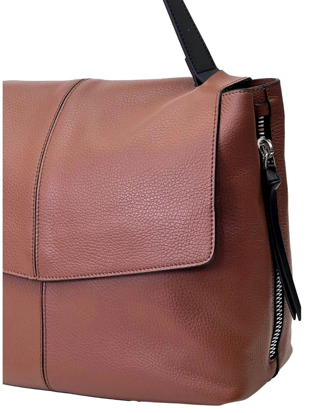 Rebelle Borsa a spalla in pelle Lampetra chocolate