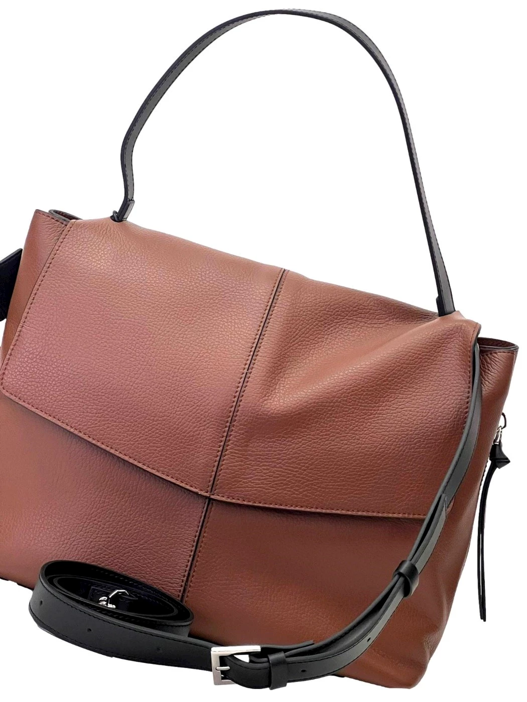 Rebelle Borsa a spalla in pelle Lampetra chocolate