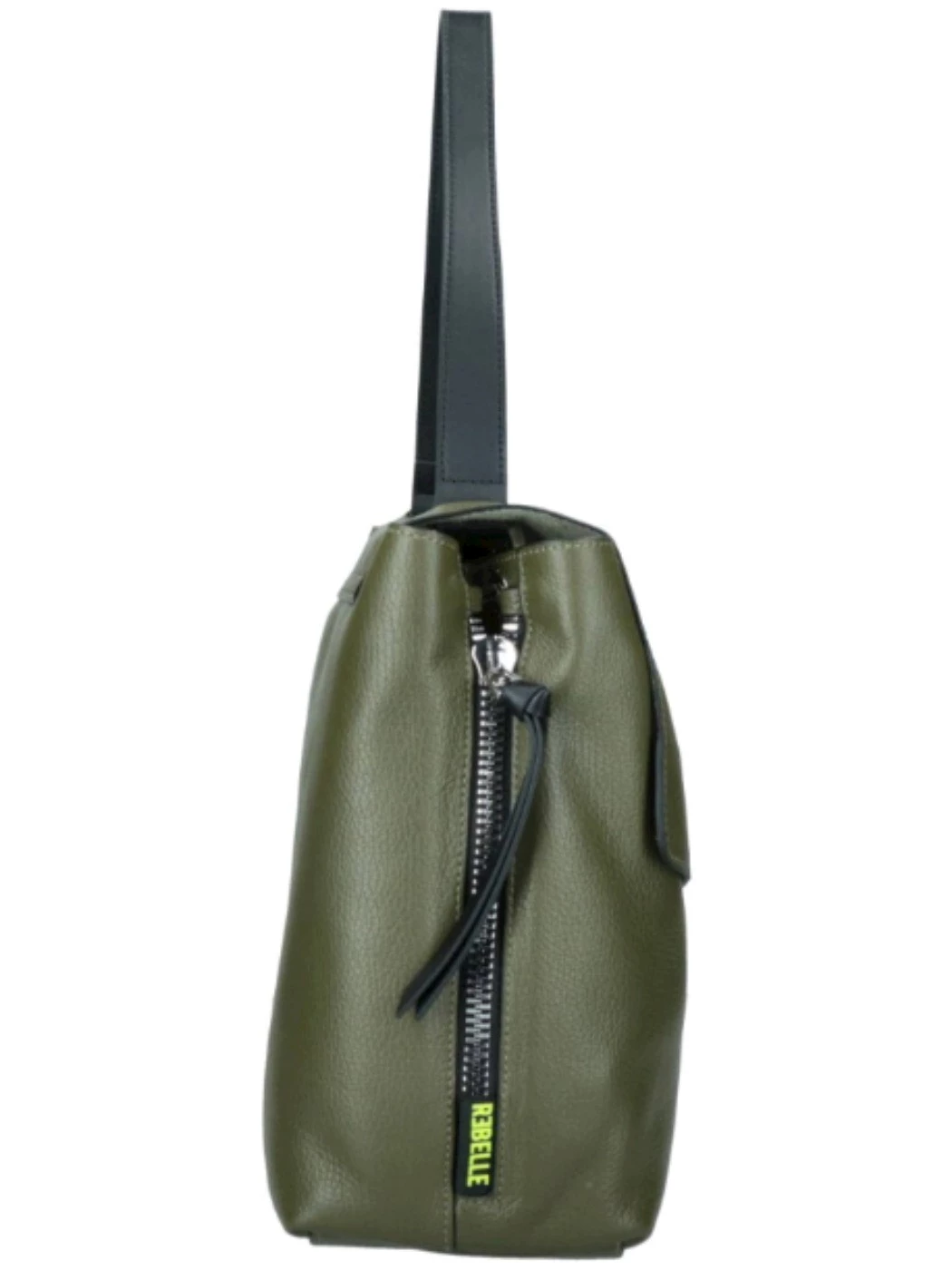 Rebelle Borsa a spalla in pelle Lampetra Olive