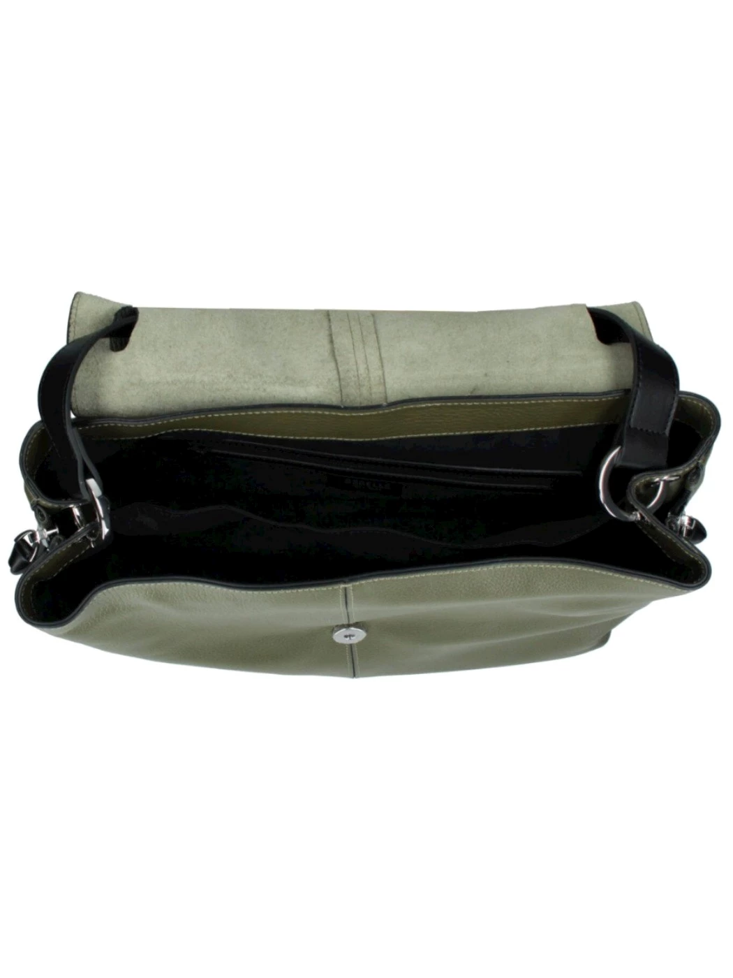 Rebelle Borsa a spalla in pelle Lampetra Olive