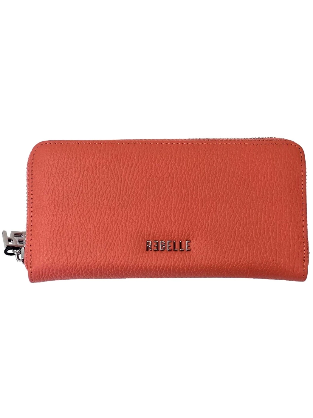 Rebelle Portafoglio Donna in pelle ziparound Papaya