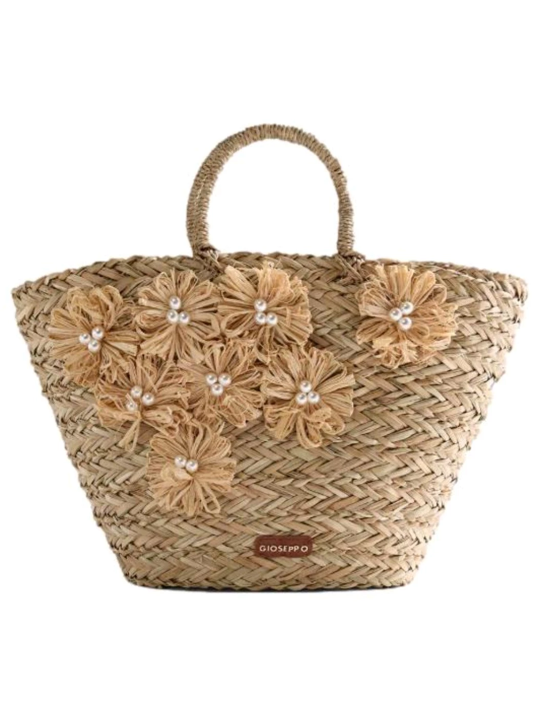 Gioseppo Borsa cesta a fiori Roseau