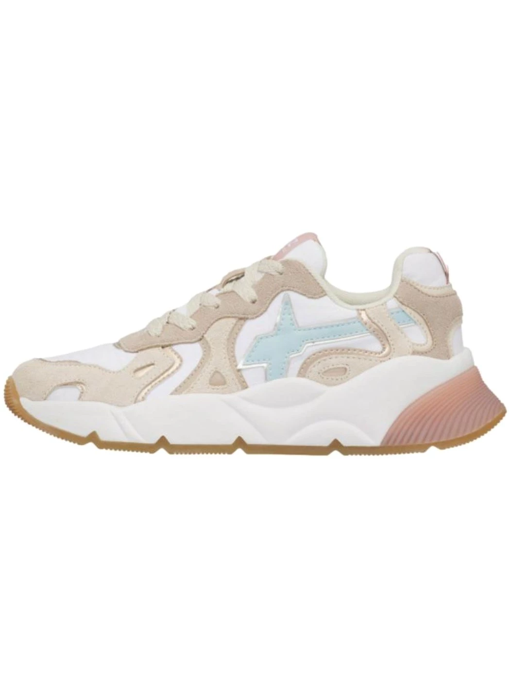 W6YZ Sarah H Sneakers Donna Cream White