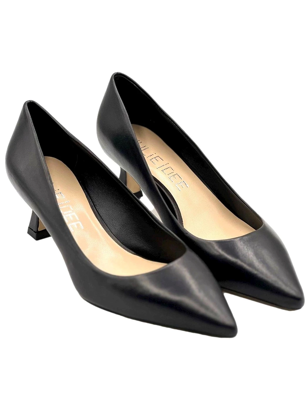 Julie Dee Décolleté Donna Nero in pelle Made in Italy