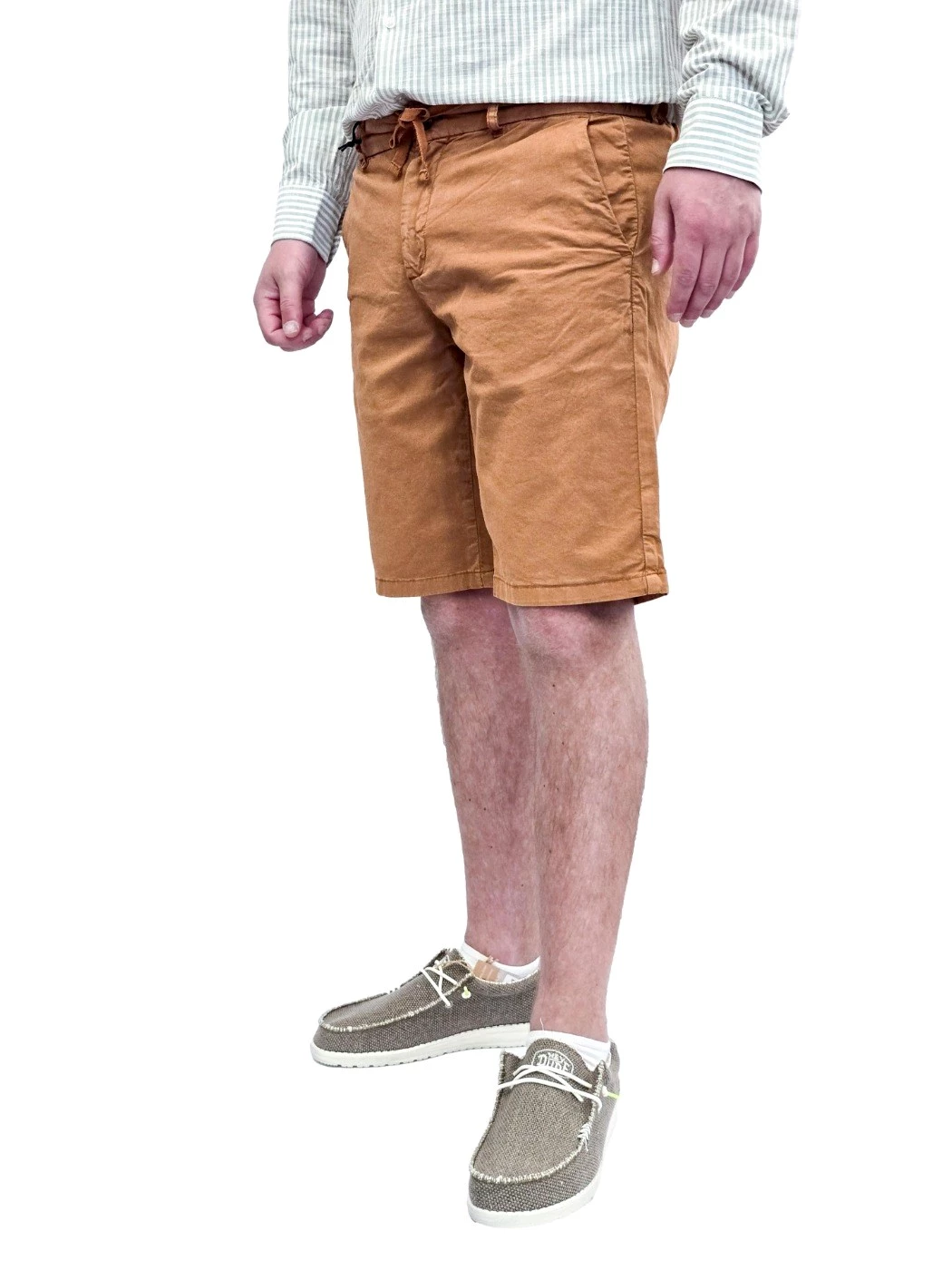 Lyle & Scott Chino short strech 147 Orange