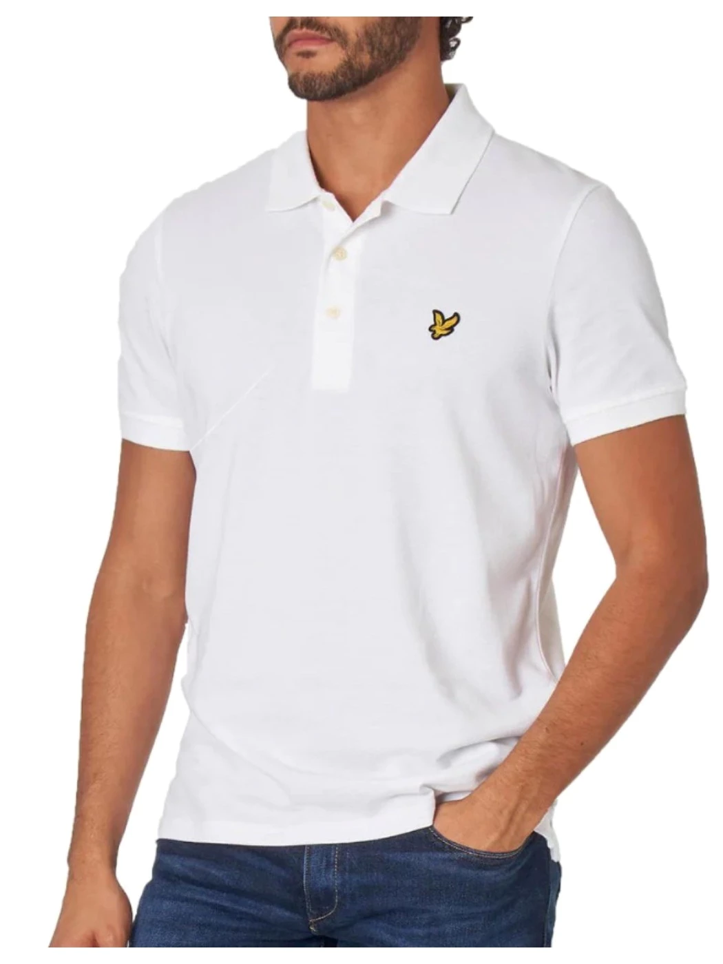 Lyle and Scott polo shirt bianco uomo
