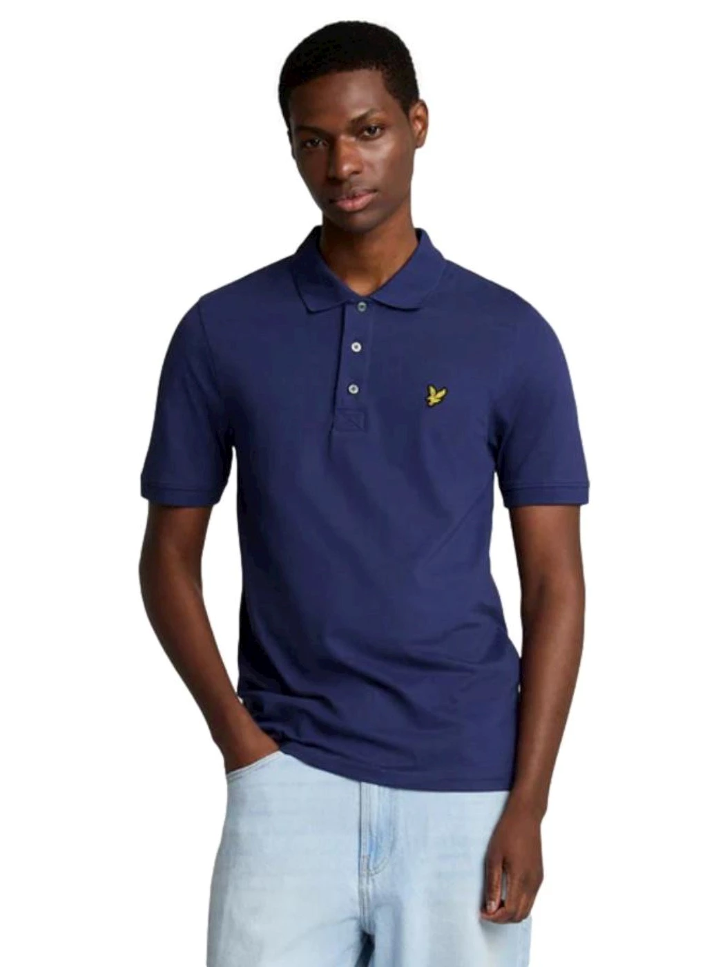 Lyle & Scott Polo tinta unita Uomo in cotone SP400VOG X568