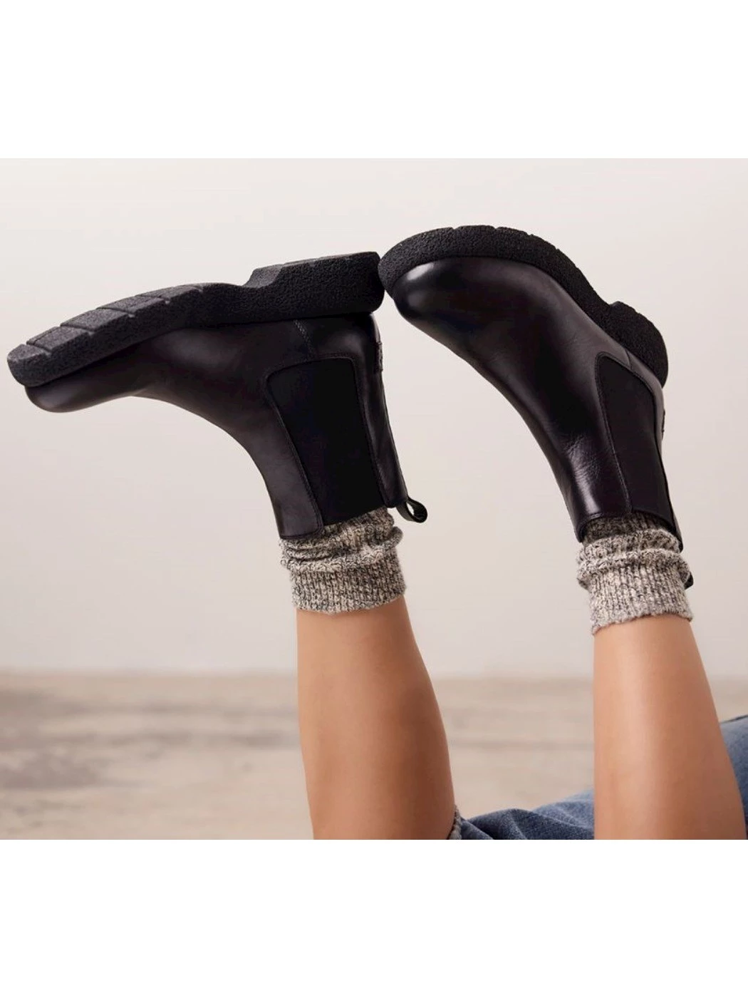 GIOSEPPO Stivali Chelsea in pelle steuben Nero