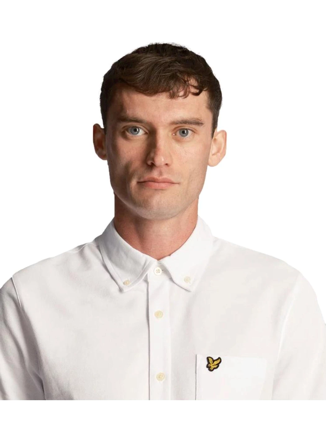 Lyle & Scott Camicia Oxford leggera Uomo bianca SW2004V