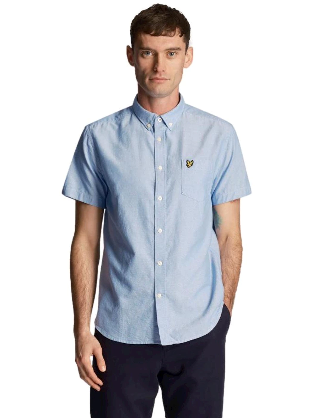 Lyle & Scott Camicia Oxford a maniche corte Uomo SW2004V X41