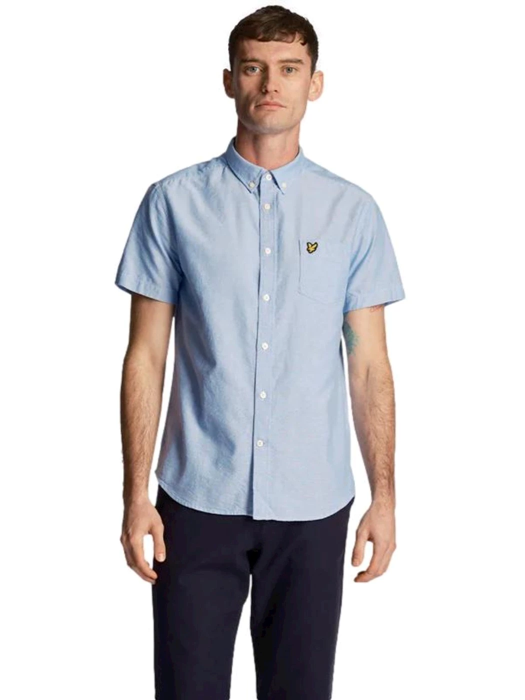 Lyle & Scott Camicia Oxford a maniche corte Uomo SW2004V X41
