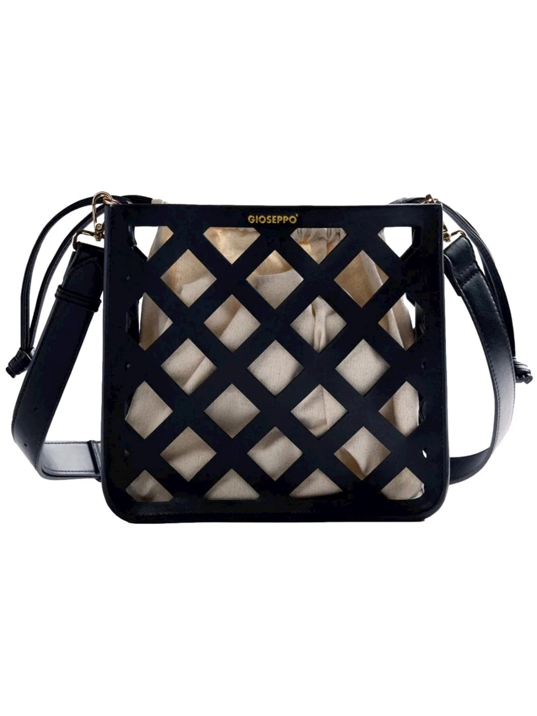 Gioseppo Borsa Bucket Traforata Tacurong Black