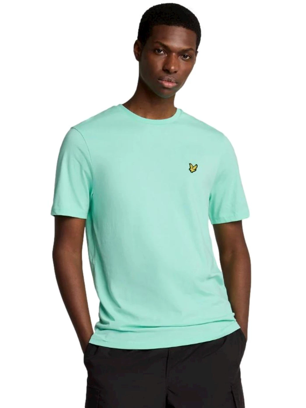 Lyle & Scott T-shirt tinta unita Acquamarina Uomo