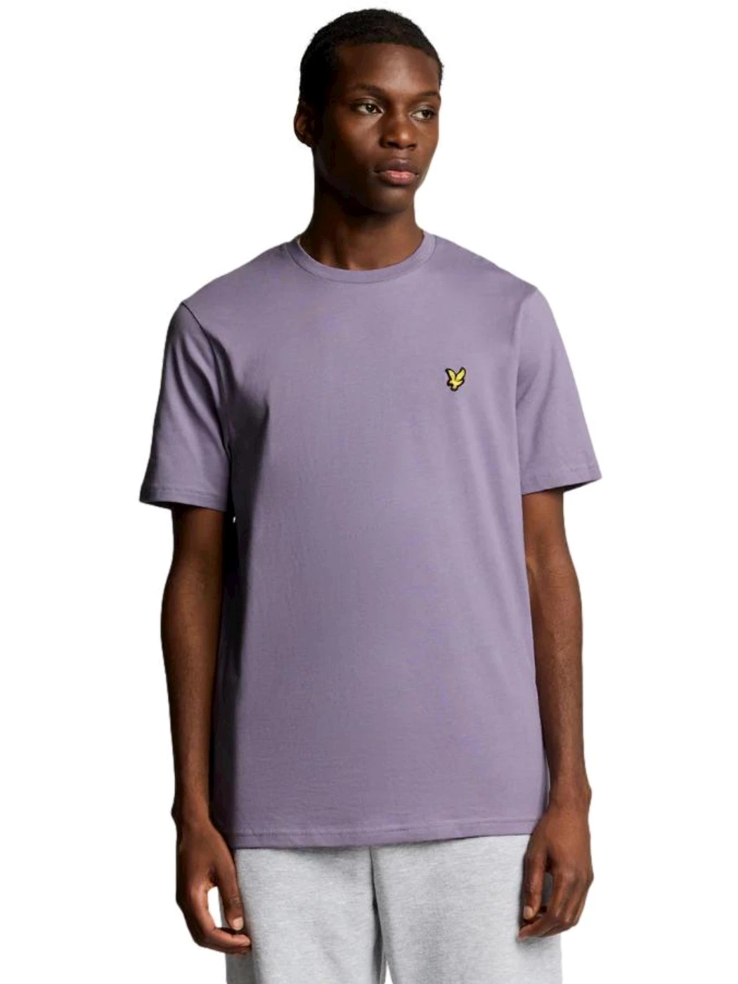 Lyle & Scott T-shirt tinta unita Uomo TS400VOG X600 Dusk Purple