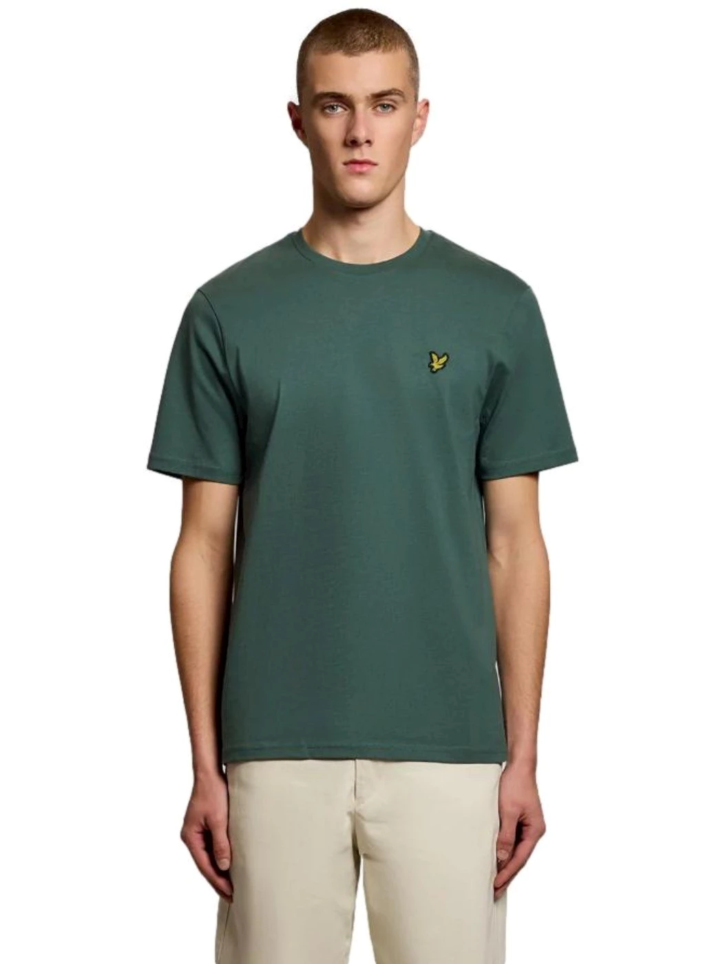 Lyle & Scott T-shirt in cotone con collo rotondo Everglade