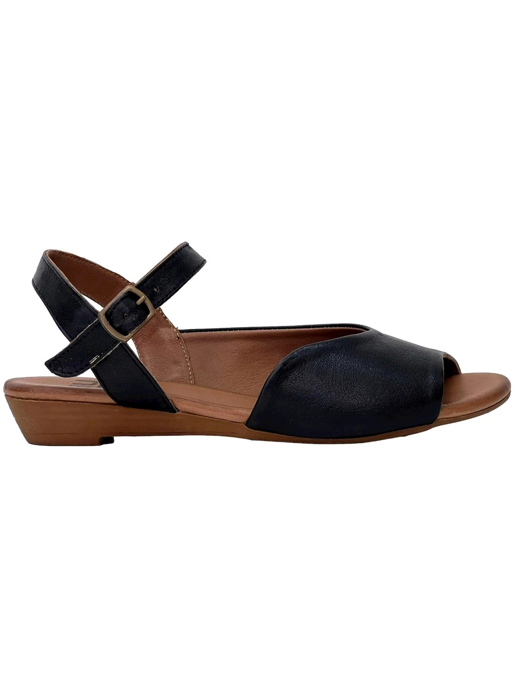 Bueno Sandalo in Pelle Donna WA4402 BLK