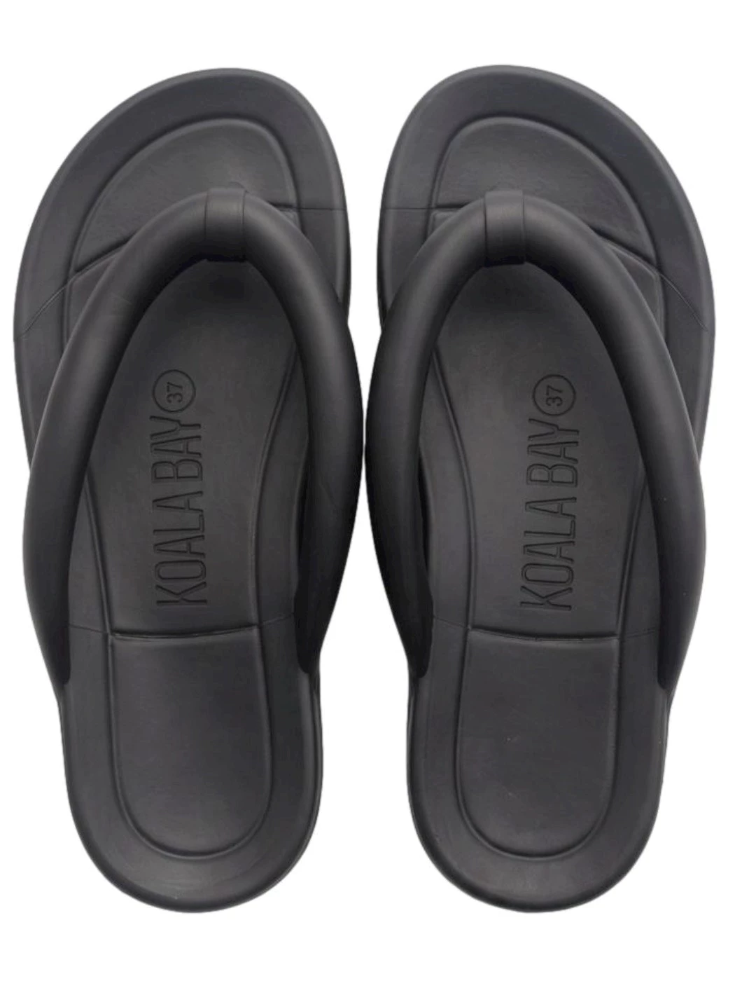 Koala Bay Sandalo in Gomma Waimea Black da Donna