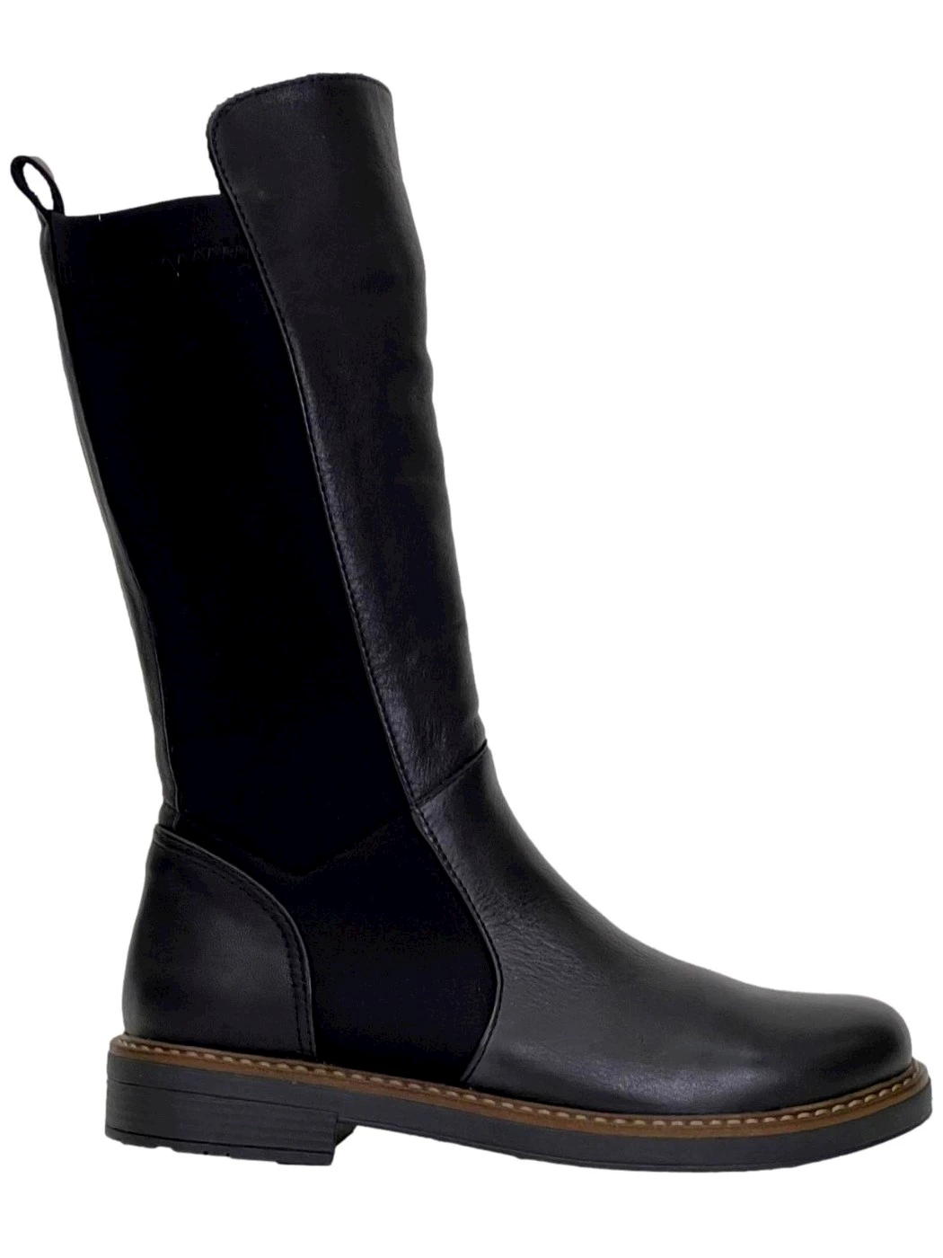 Bueno Stivale in pelle elesticizzato sul polpaccio Donna