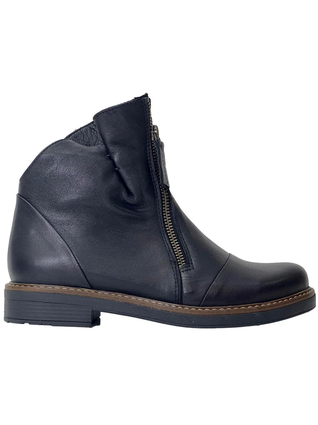 Bueno Stivaletto in pelle Nero da donna