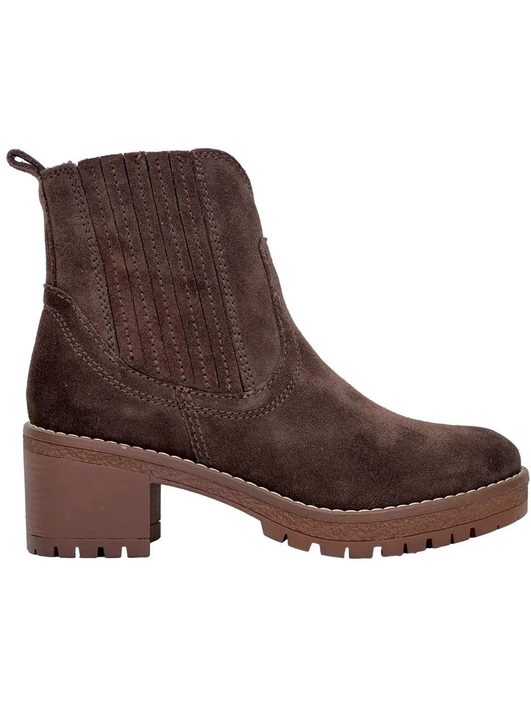 Bueno per VUEVA Tronchetto in pelle Brown Donna