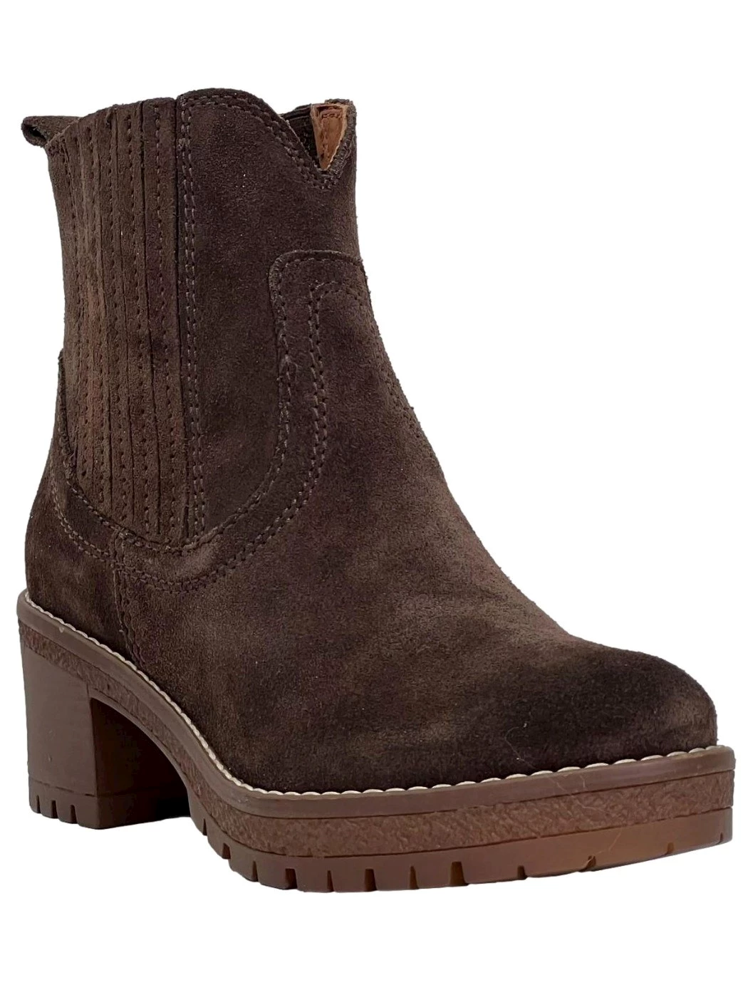 Bueno per VUEVA Tronchetto in pelle Brown Donna