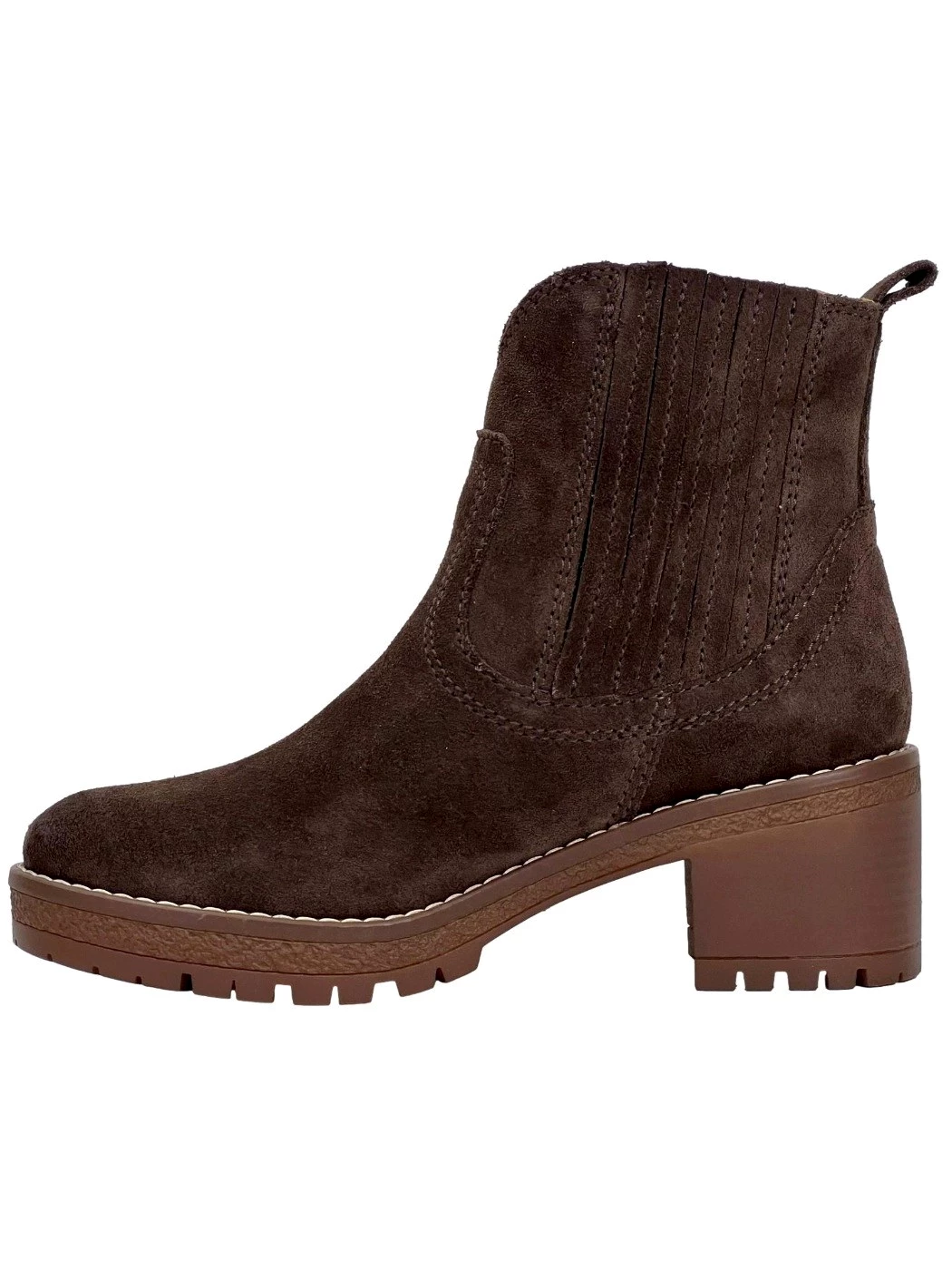Bueno per VUEVA Tronchetto in pelle Brown Donna