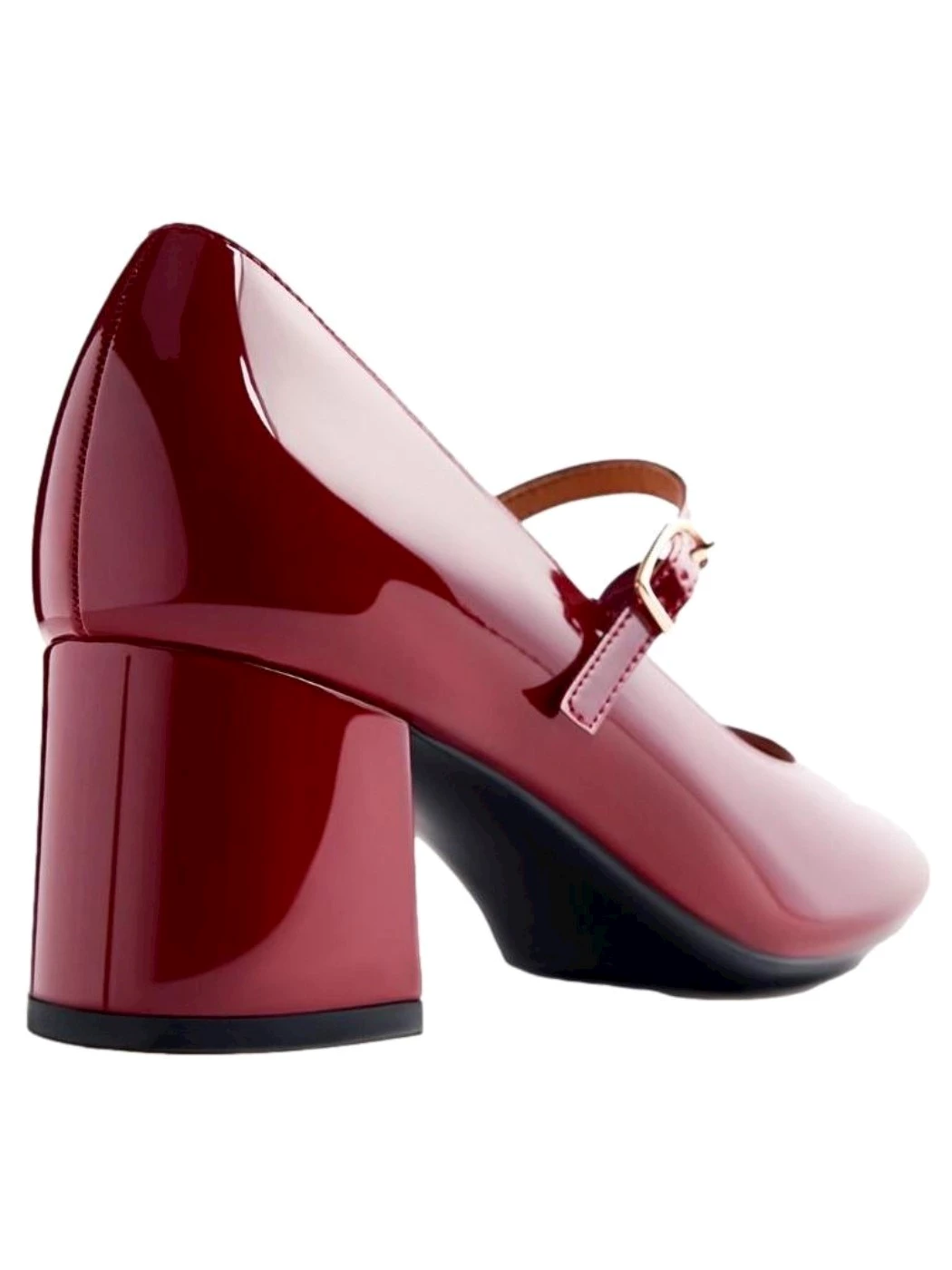 GIOSEPPO Scarpe tacco effetto vernice Wndham 73270-P-BURDEOS