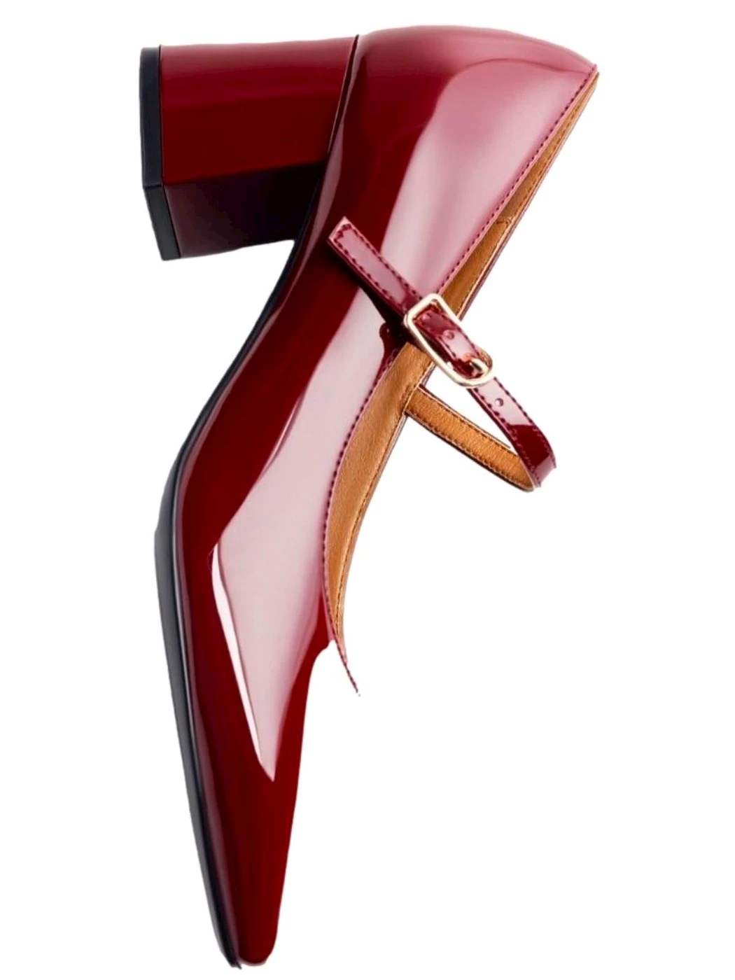 GIOSEPPO Scarpe tacco effetto vernice Wndham 73270-P-BURDEOS