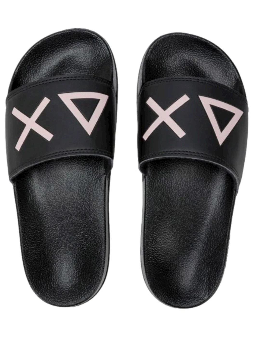 Sun68 Sandali slide in PU nero X35204 11