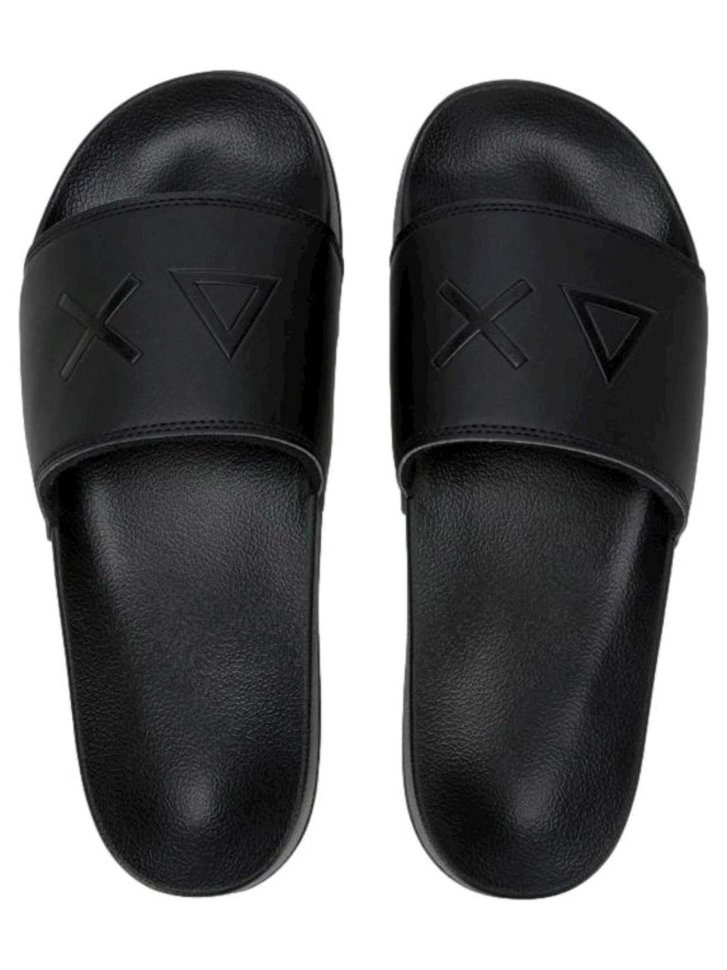 SUN68 Ciabatte in PU nero Uomo X36110 11 NERO