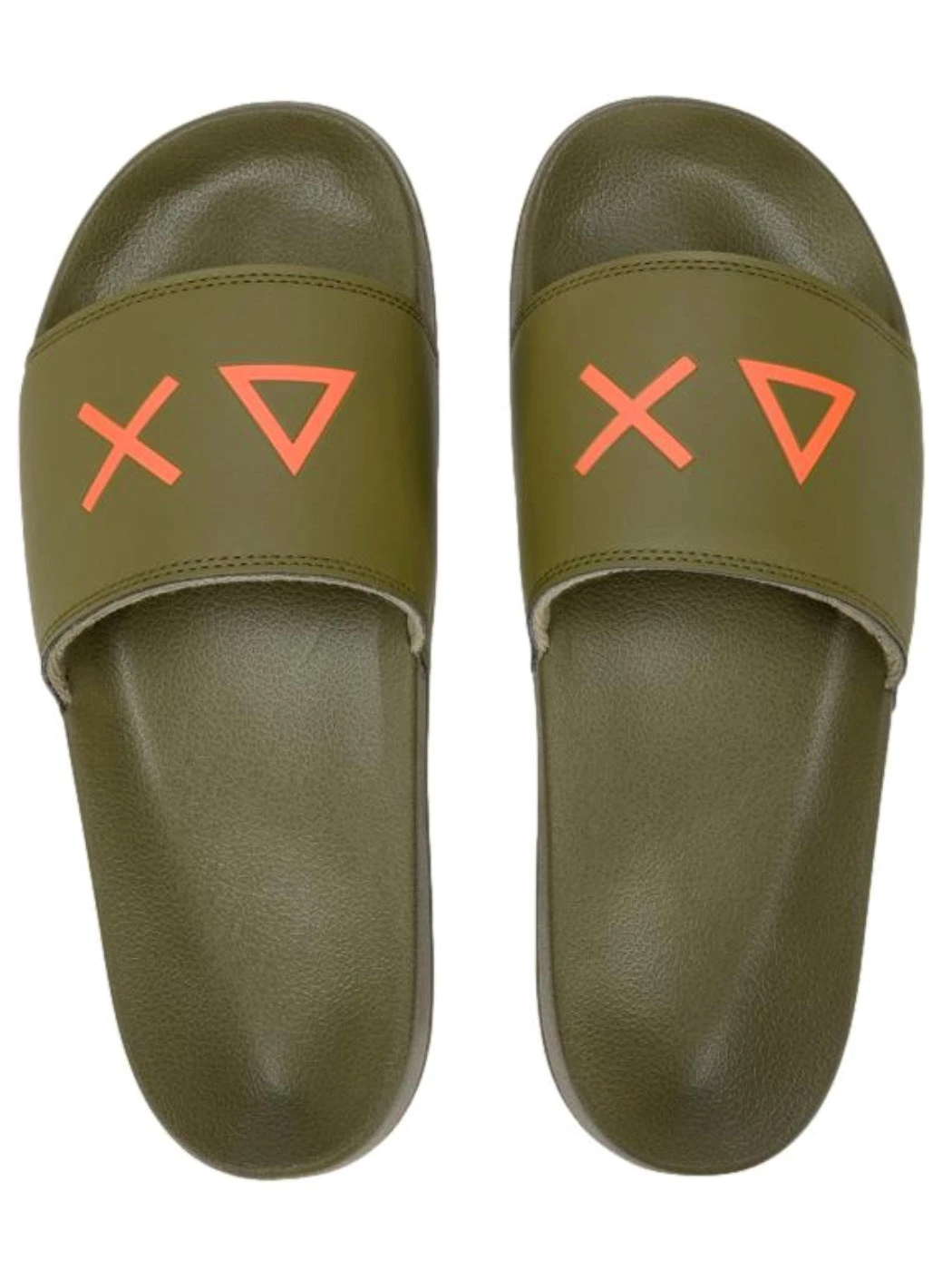 SUN68 Ciabatte in PU Uomo X36110 19 Militare