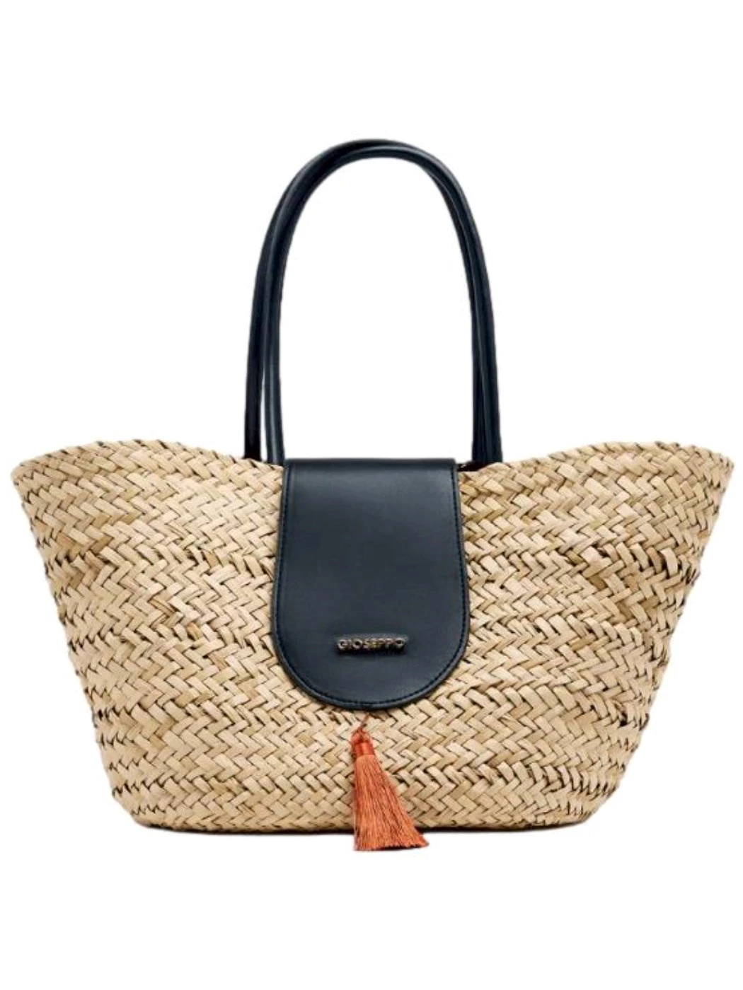 Gioseppo Borsa in paglia Vegetale con frange Yarmouth