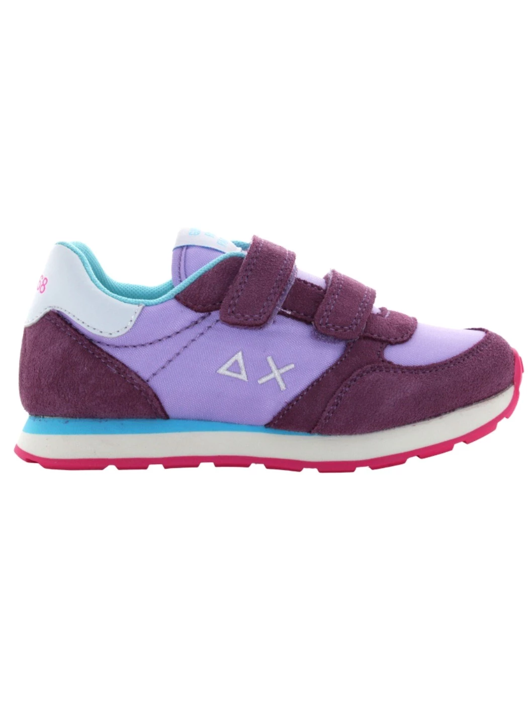Sun68 Girl ally solid nylon Sneakers Bambina lilla