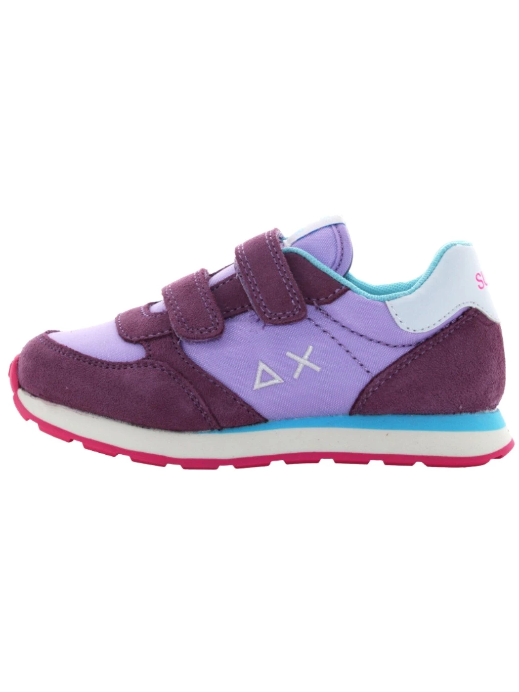 Sun68 Girl ally solid nylon Sneakers Bambina lilla