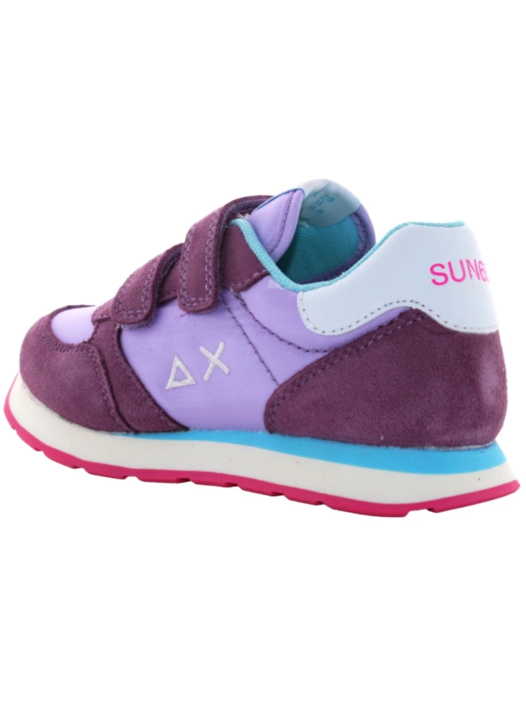 Sun68 Girl ally solid nylon Sneakers Bambina lilla