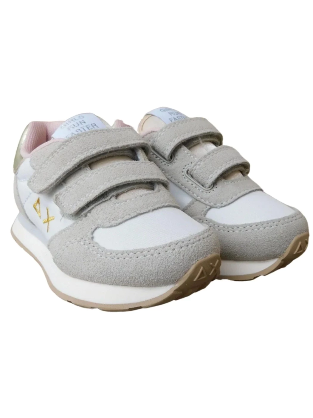 Sun68 Girl ally gold silver sneakers bambina