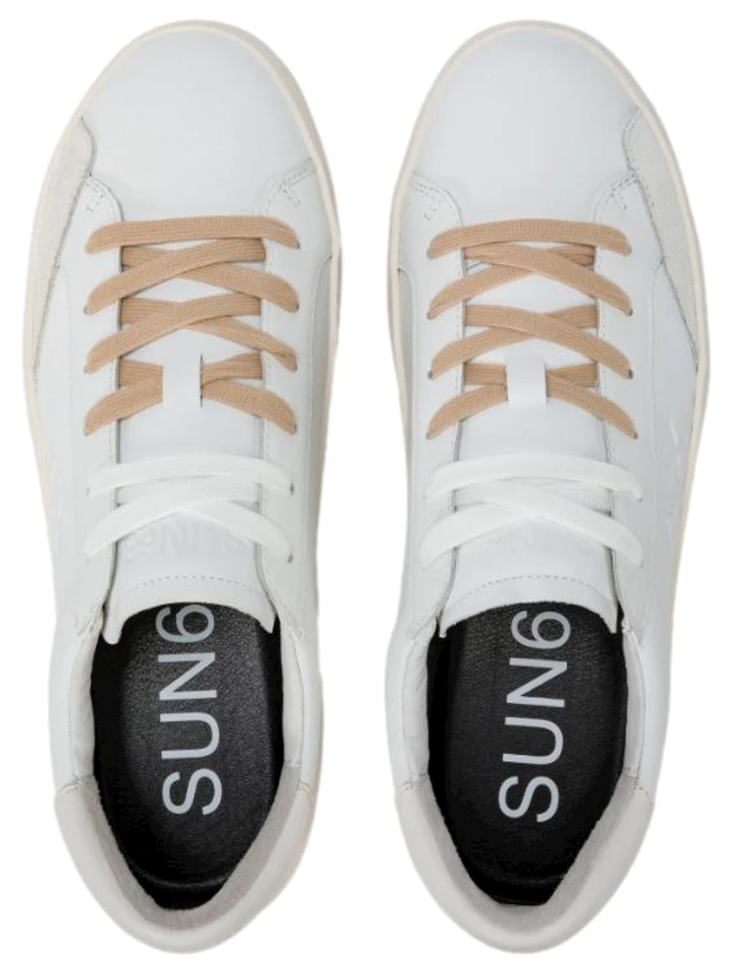 Sun68 Sneakers Uomo Street leather bianco Z35140 0131