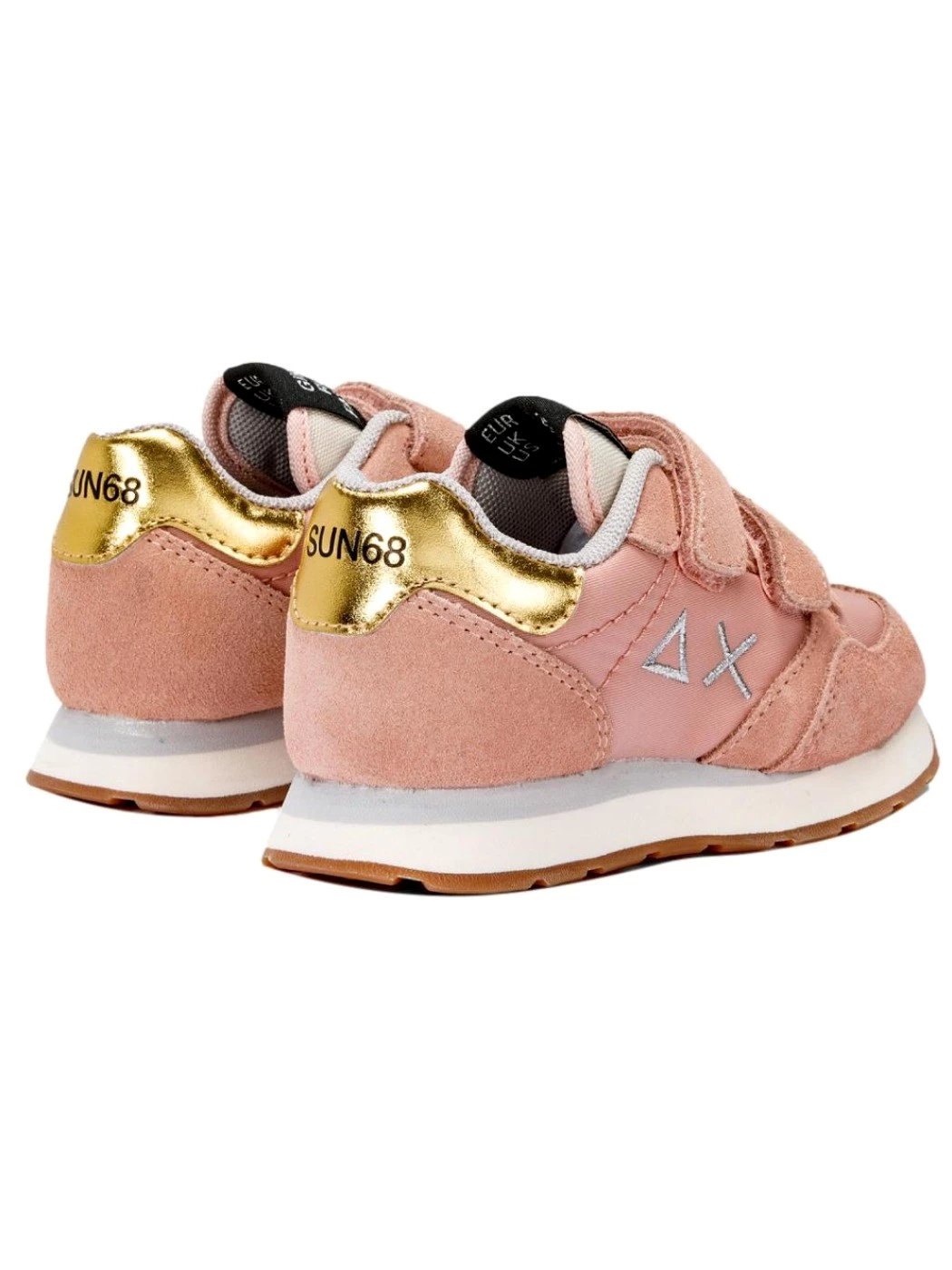 Sun68 Girl's ally gold baby sneakers bambina
