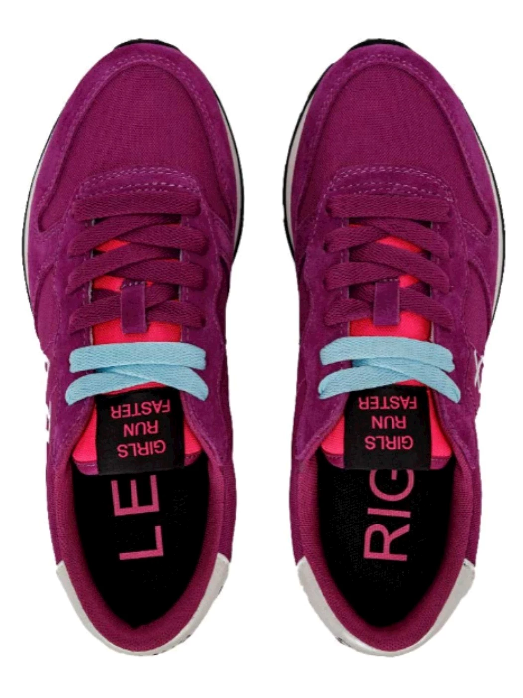 Sun68 Girl's ally solid nylon teen sneakers unisex Donna Bambina