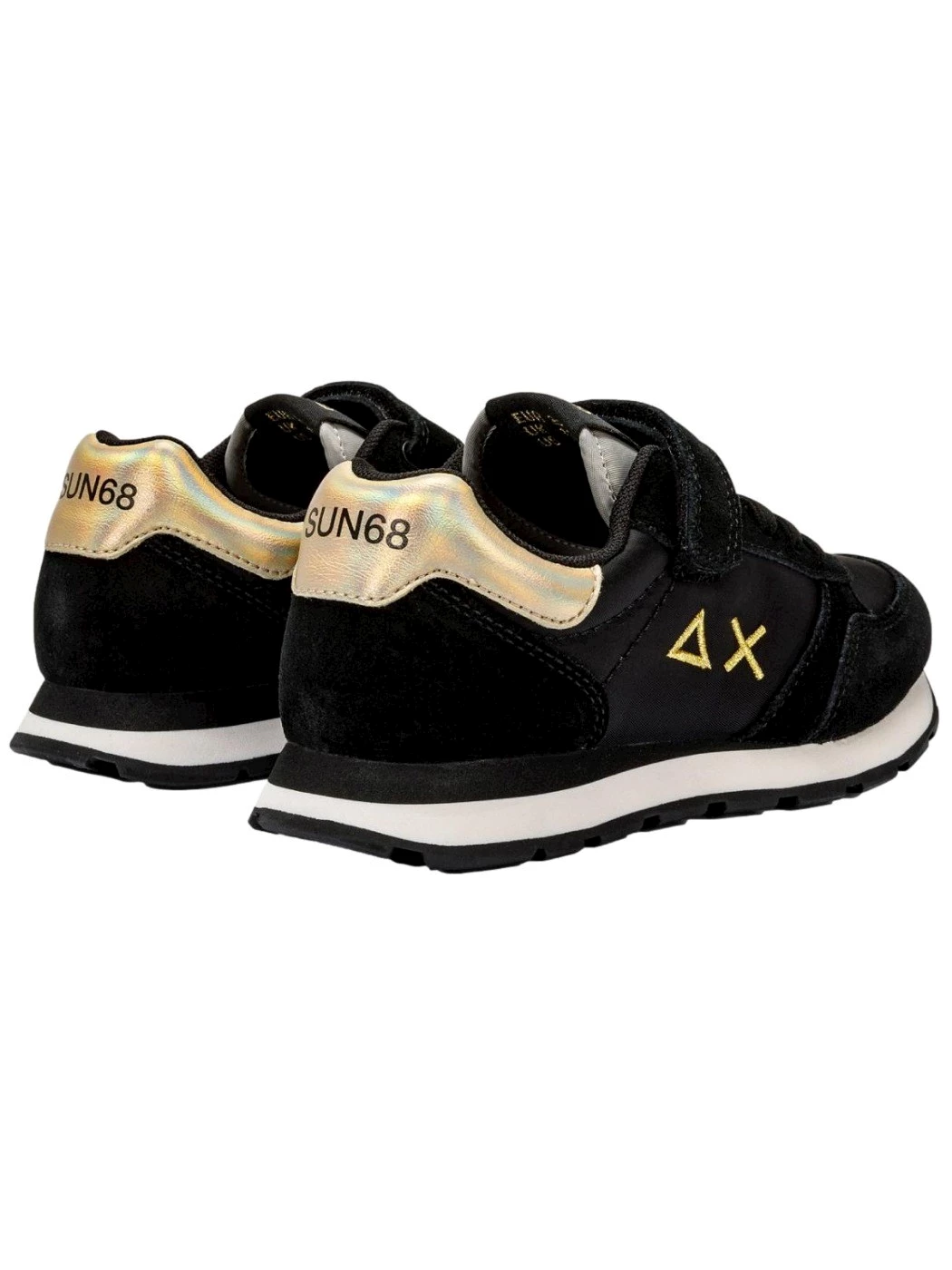 Sun68 Girl's ally gold kid Sneakers Bambina Nero Z43402K 11