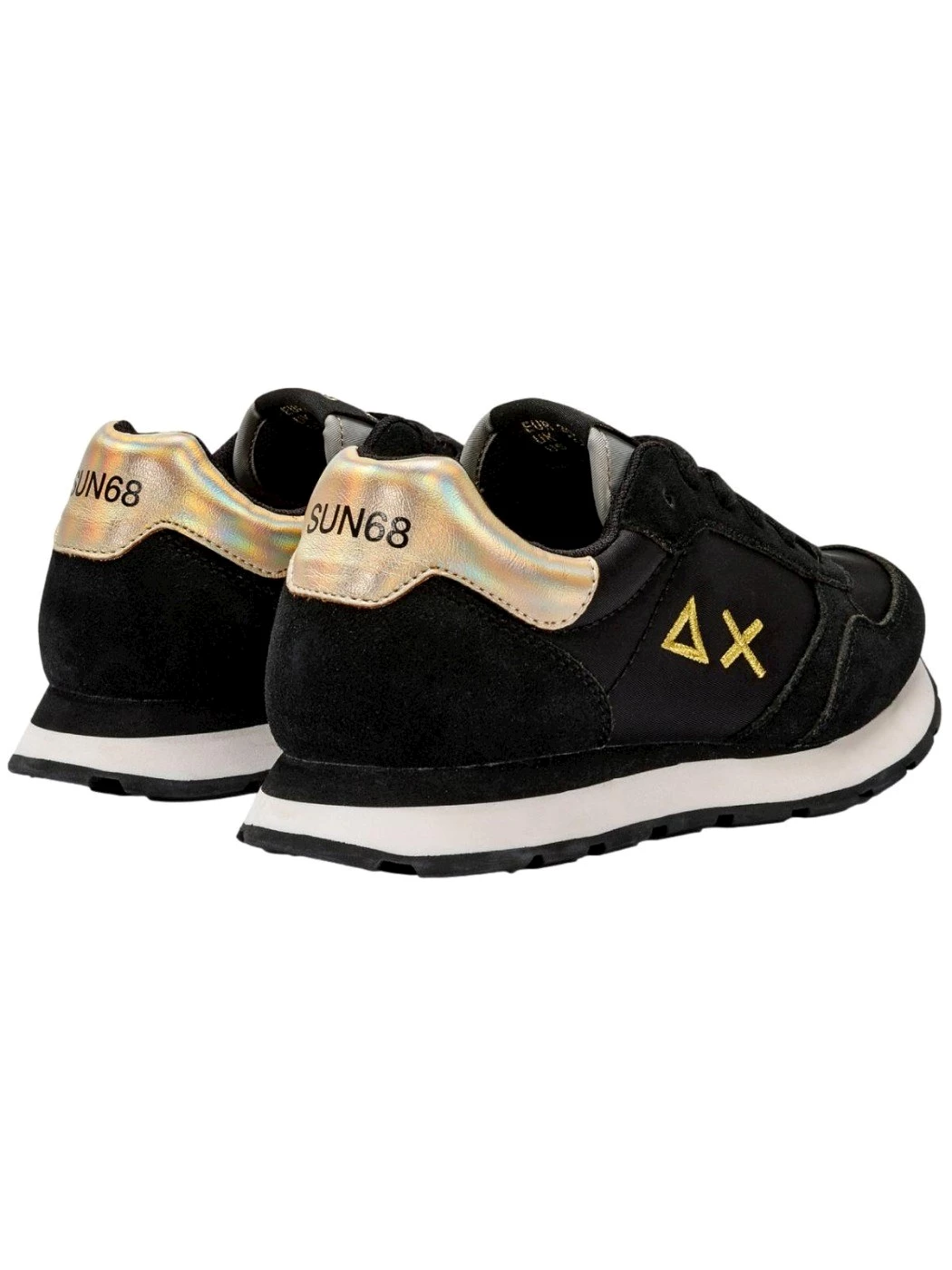 Sun68 Girl's ally gold kid Sneakers Bambina Nero Z43402T 11 Nero