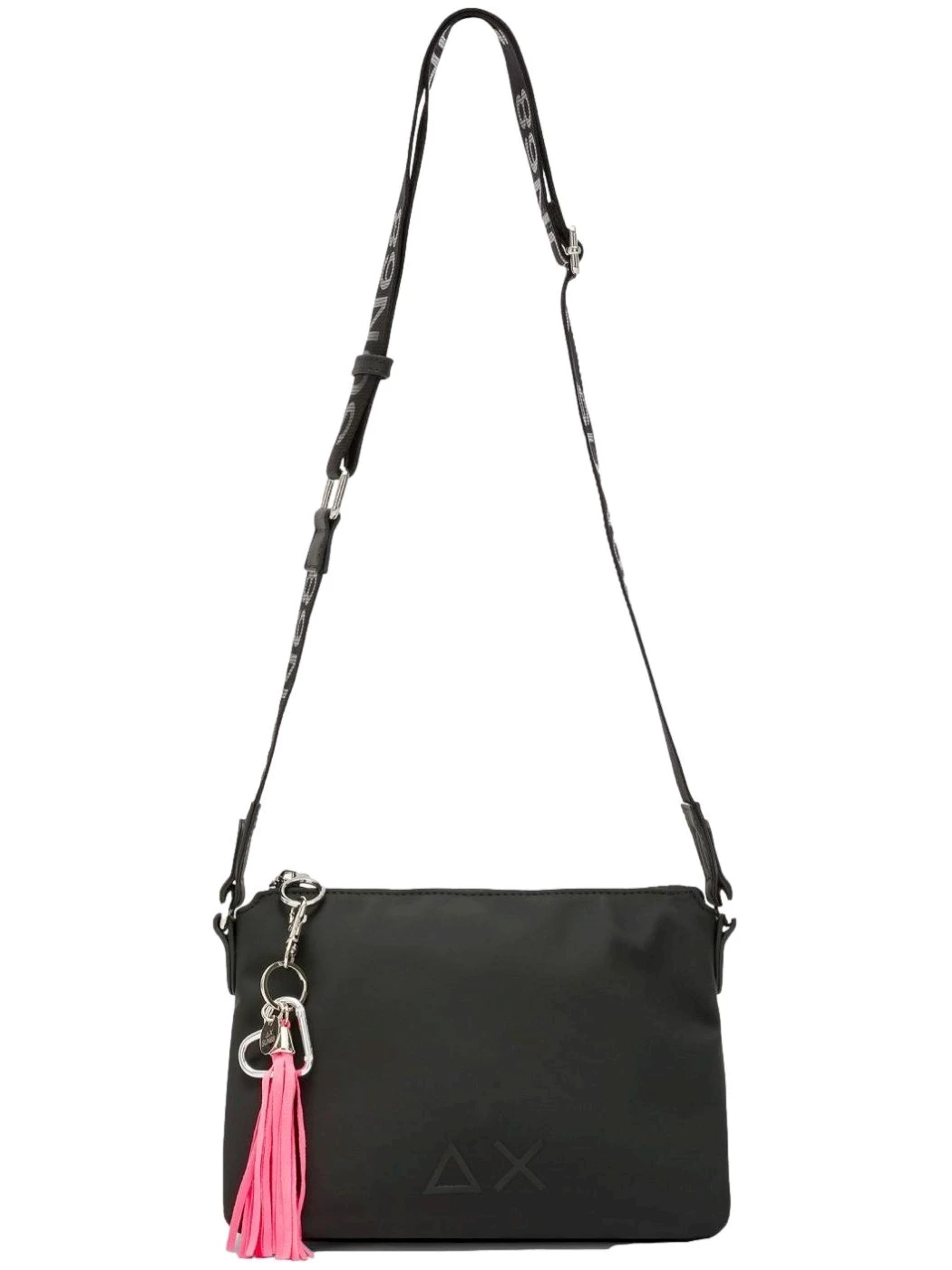 SUN68 Borsa crossbody in nylon nero Donna