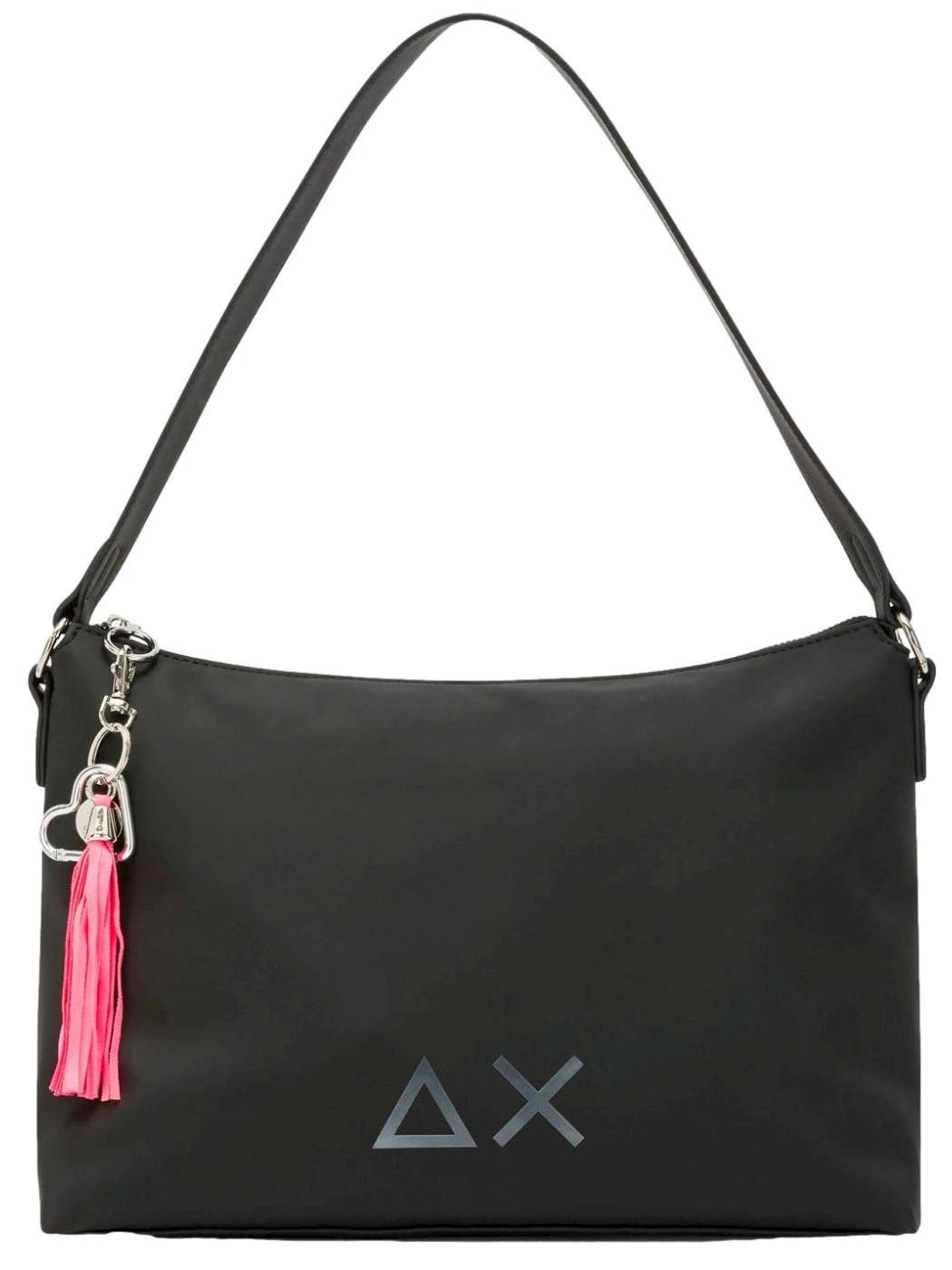 SUN68 Borsa bowling in nylon nero Donna